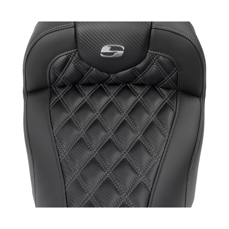 SADDLEMEN - ROADSOFA™ SEAT - CARBON FIBER - FLTR/FLHX '23-'24 - SET 1
