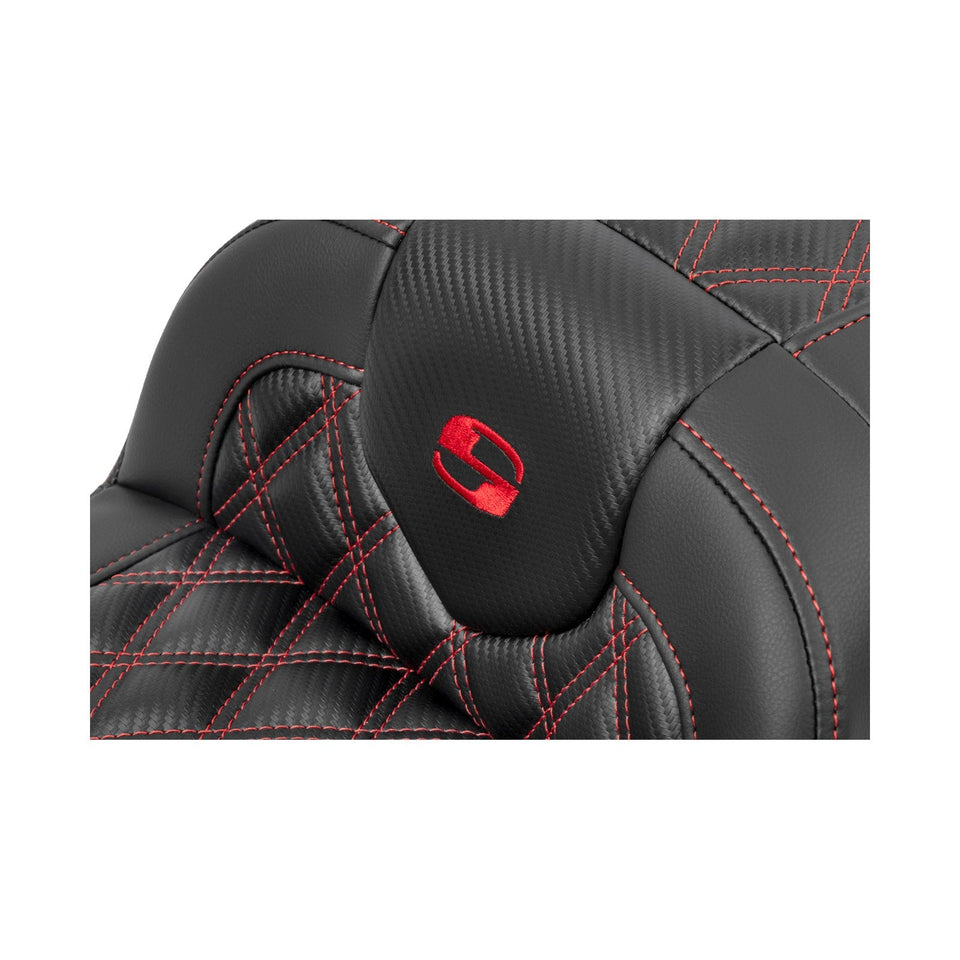 SADDLEMEN - ROADSOFA™ SEAT - CARBON FIBER - FLTR/FLHX '23-'24 - SET 1