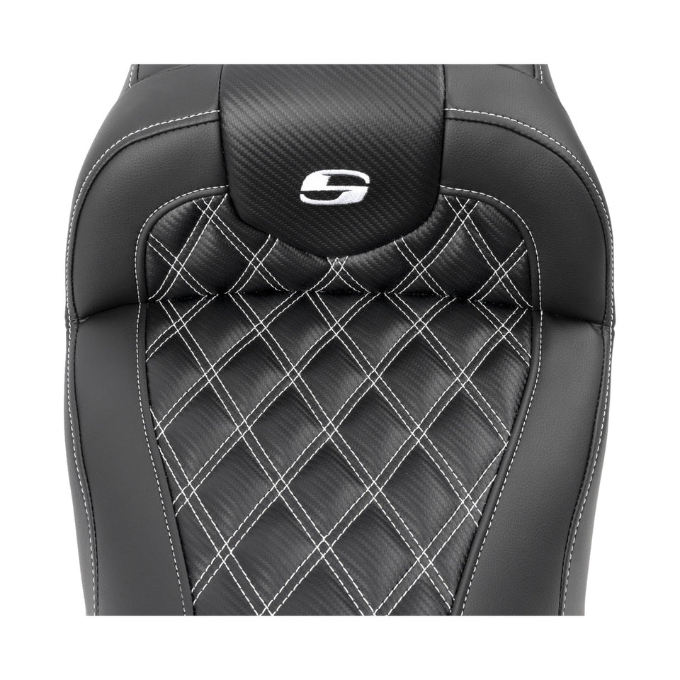 SADDLEMEN - ROADSOFA™ SEAT - CARBON FIBER - FLTR/FLHX '23-'24 - SET 1