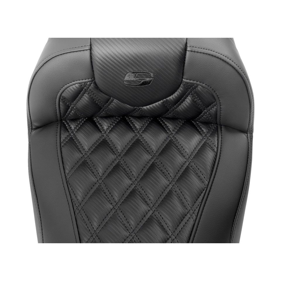 SADDLEMEN - ROADSOFA™ SEAT - CARBON FIBER - FLTR/FLHX '23-'24 - SET 1