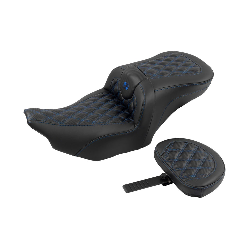 SADDLEMEN - ROADSOFA™ SEAT - CARBON FIBER - FLTR/FLHX '23-'24 - SET 1