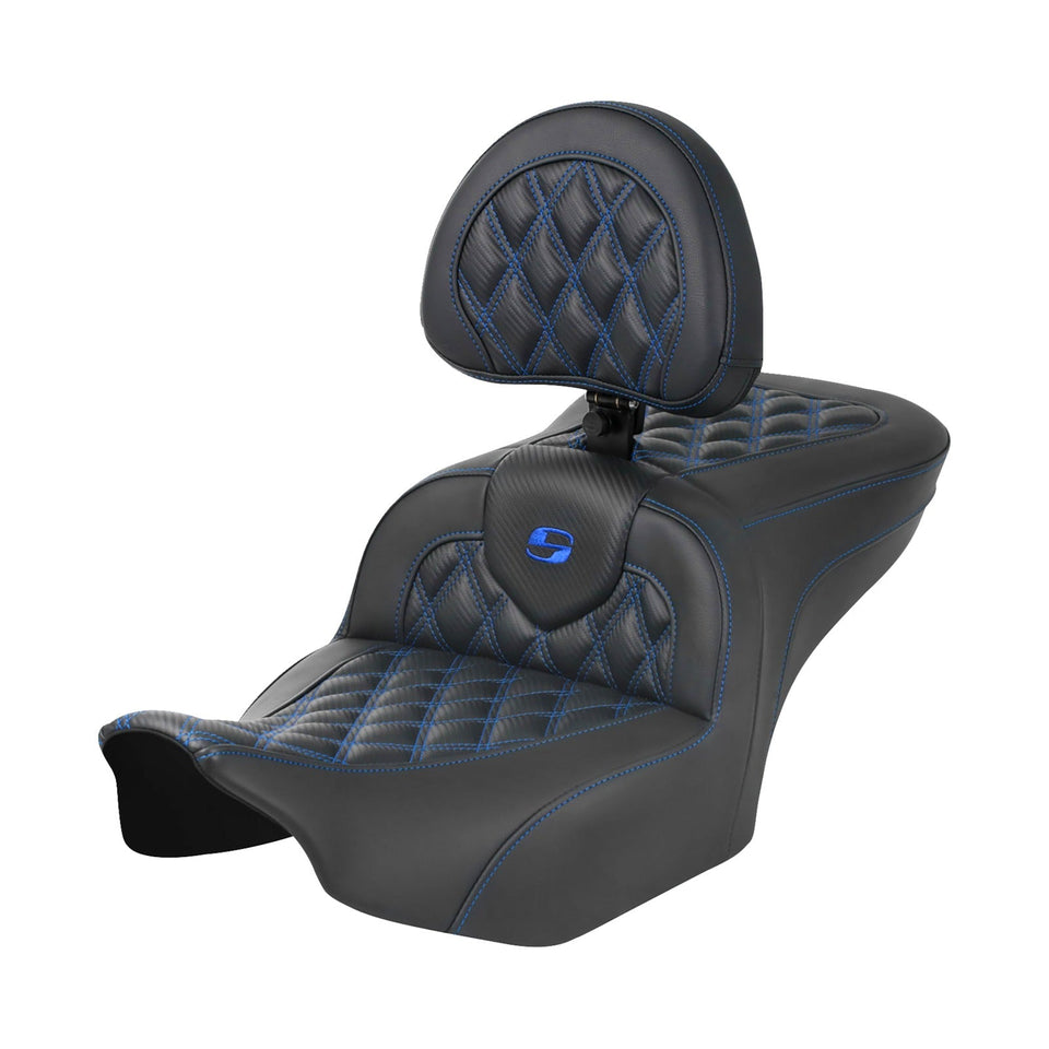 SADDLEMEN - ROADSOFA™ SEAT - CARBON FIBER - FLTR/FLHX '23-'24 - SET 1