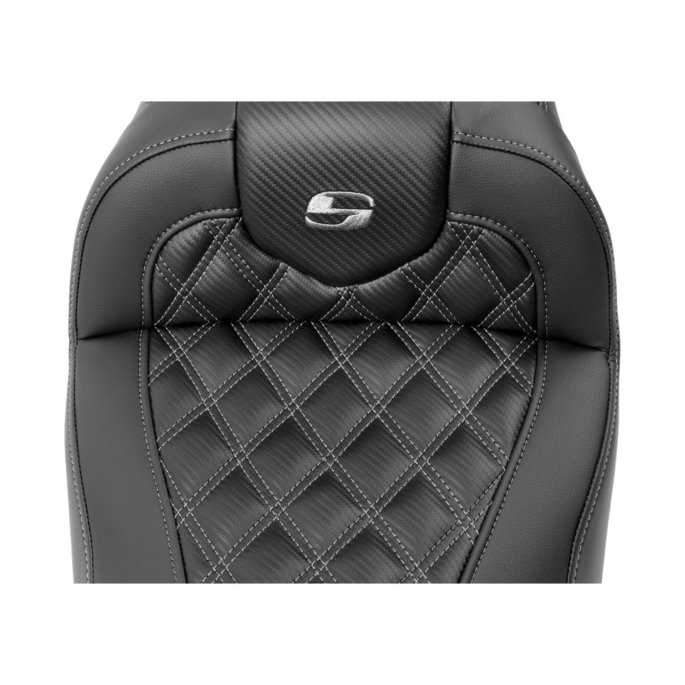 SADDLEMEN - ROADSOFA™ SEAT - CARBON FIBER - FLTR/FLHX '23-'24 - SET 1