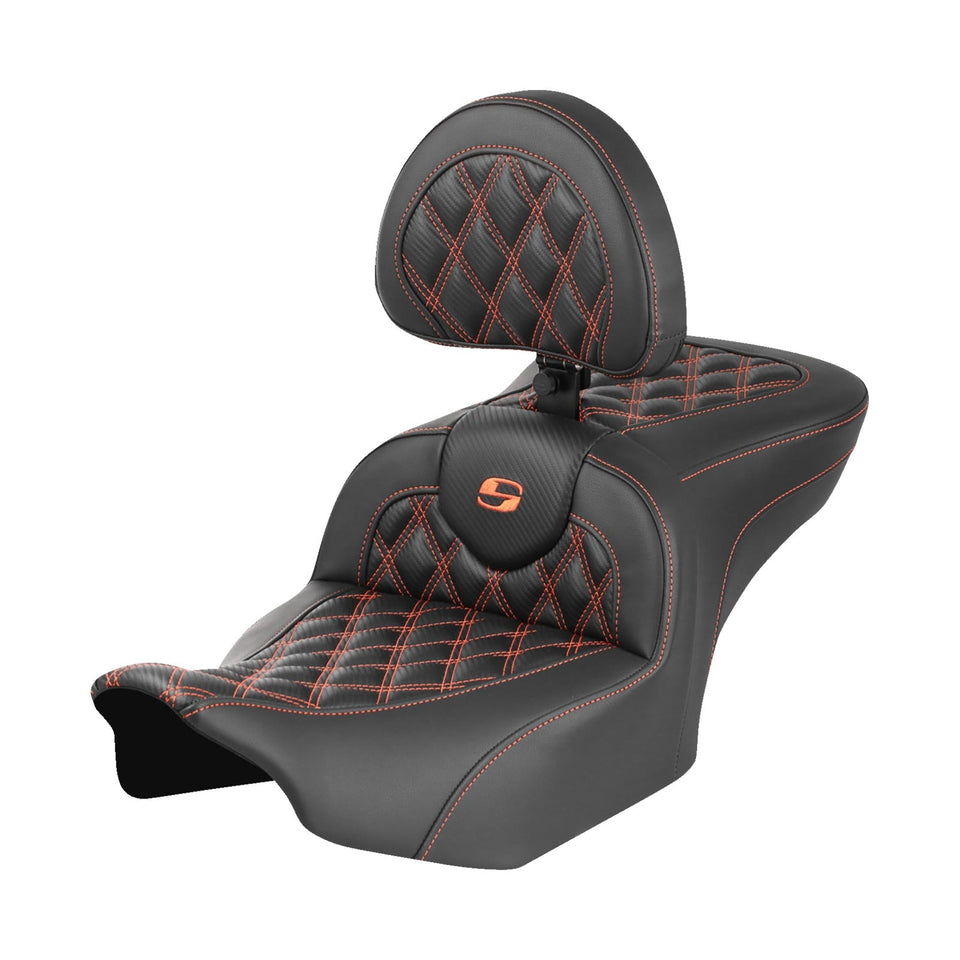 SADDLEMEN - ROADSOFA™ SEAT - CARBON FIBER - FLTR/FLHX '23-'24 - SET 1
