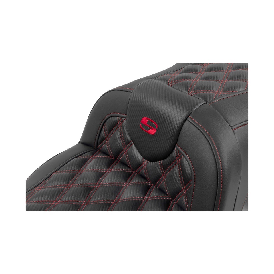 SADDLEMEN - ROADSOFA™ SEAT - CARBON FIBER - FLTR/FLHX '23-'24 - SET 1