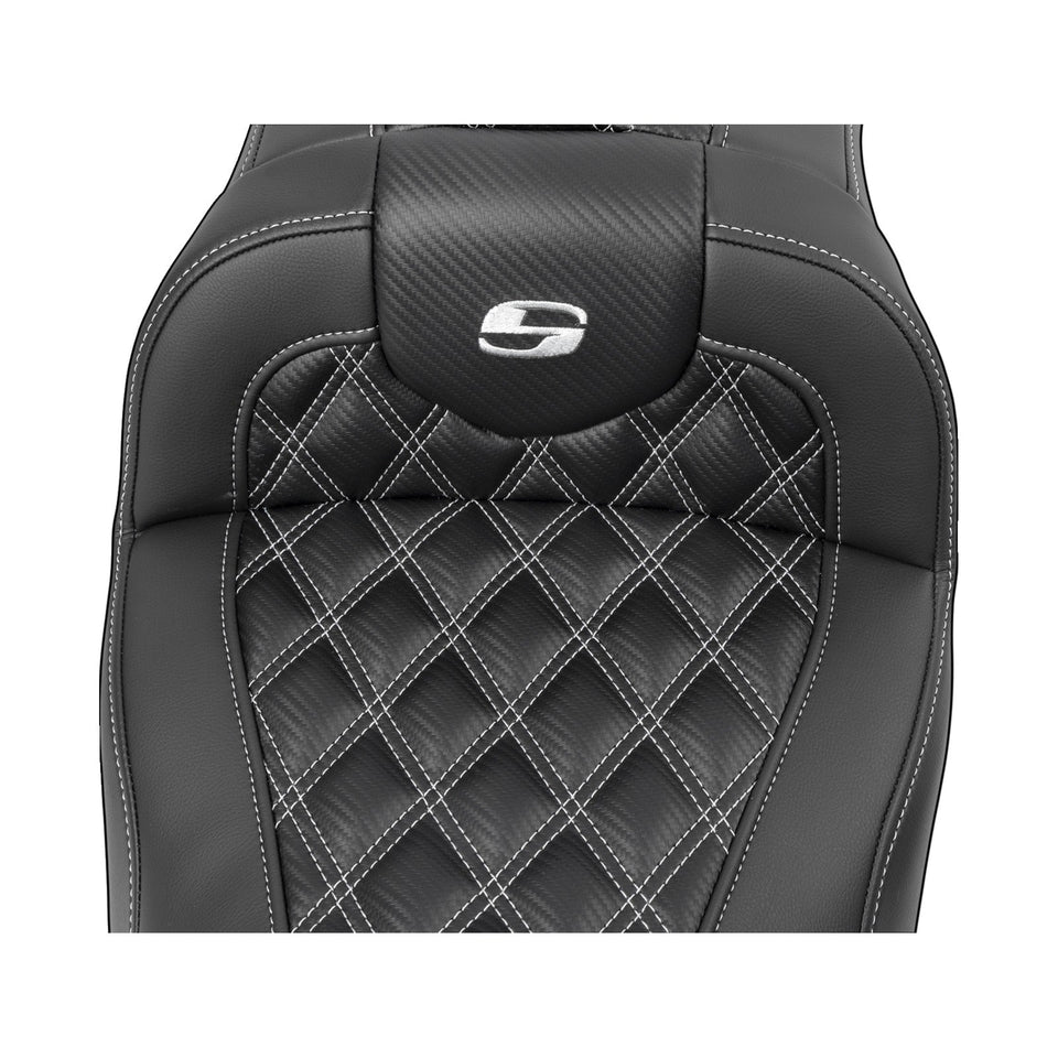 SADDLEMEN - ROADSOFA™ SEAT - CARBON FIBER - FLTR/FLHX '23-'24 - SET 1