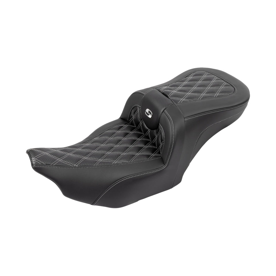 SADDLEMEN - ROADSOFA™ SEAT - CARBON FIBER - FLTR/FLHX '23-'24 - SET 1