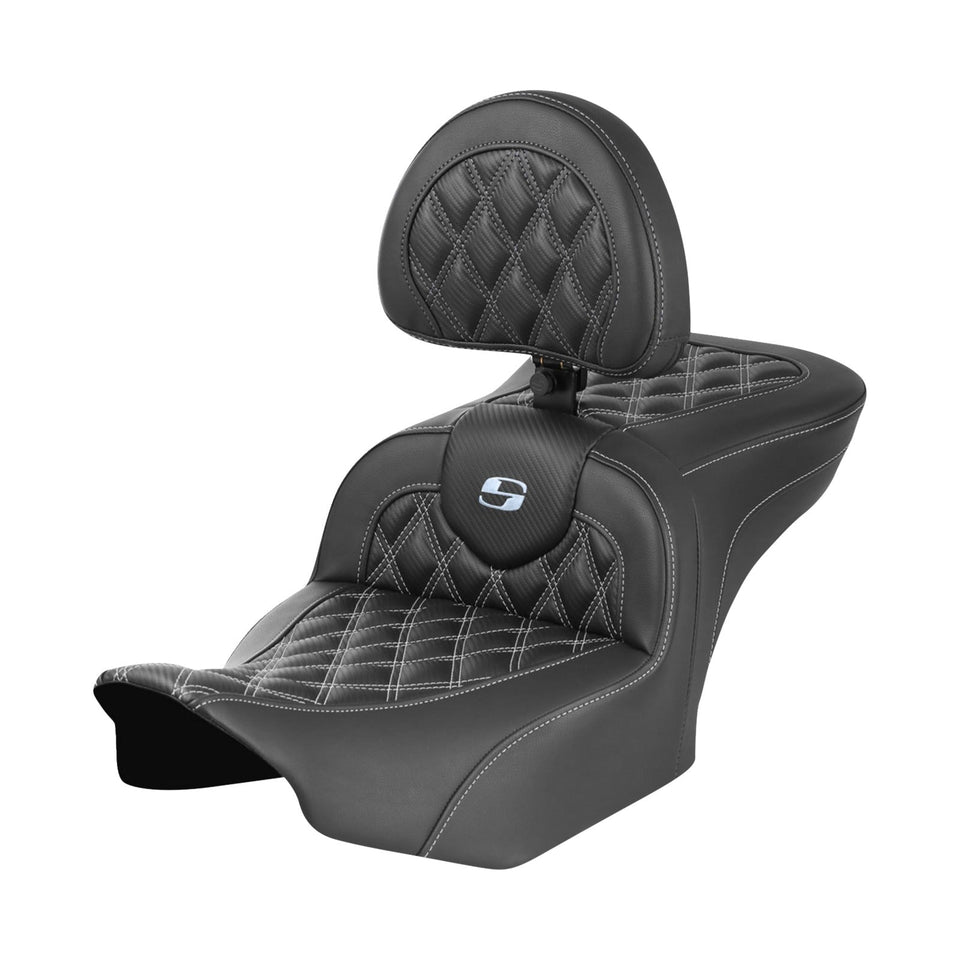 SADDLEMEN - ROADSOFA™ SEAT - CARBON FIBER - FLTR/FLHX '23-'24 - SET 1