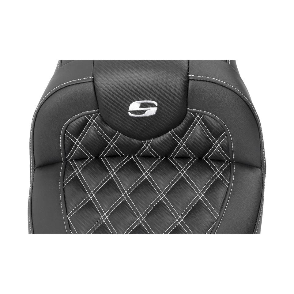 SADDLEMEN - ROADSOFA™ SEAT - CARBON FIBER - FLTR/FLHX '23-'24 - SET 1
