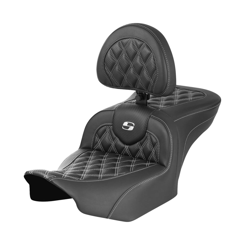 SADDLEMEN - ROADSOFA™ SEAT - CARBON FIBER - FLTR/FLHX '23-'24 - SET 1