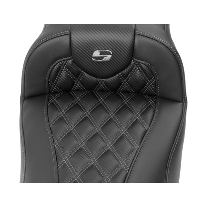 SADDLEMEN - SEAT ROADSOFA LS CF EXT RCH GREY STITCH