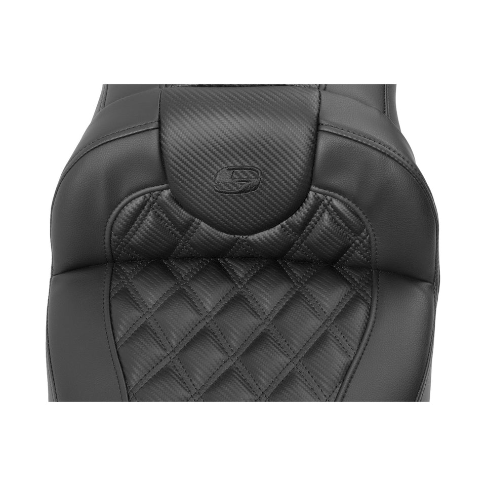 SADDLEMEN - ROADSOFA™ EXTENDED REACH SEAT - CARBON FIBER - FLTR/FLHX '23-'24 - SET 2