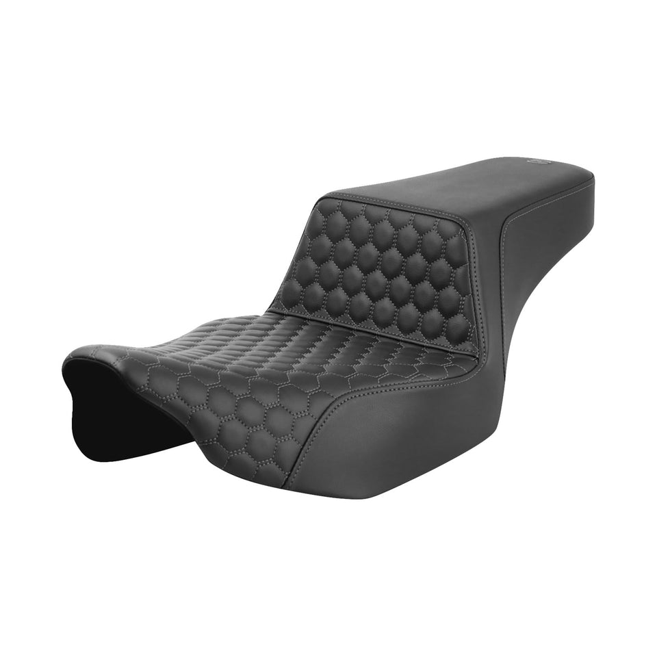 SADDLEMEN - STEP-UP SEAT - EXTENDED REACH - FRONT HONEYCOMB - FL '23-'24