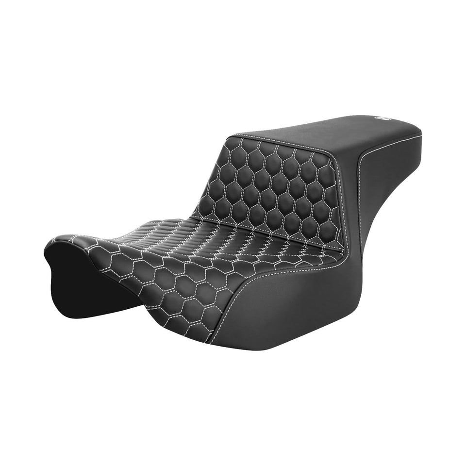 SADDLEMEN - STEP-UP SEAT - EXTENDED REACH - FRONT HONEYCOMB - FL '23-'24