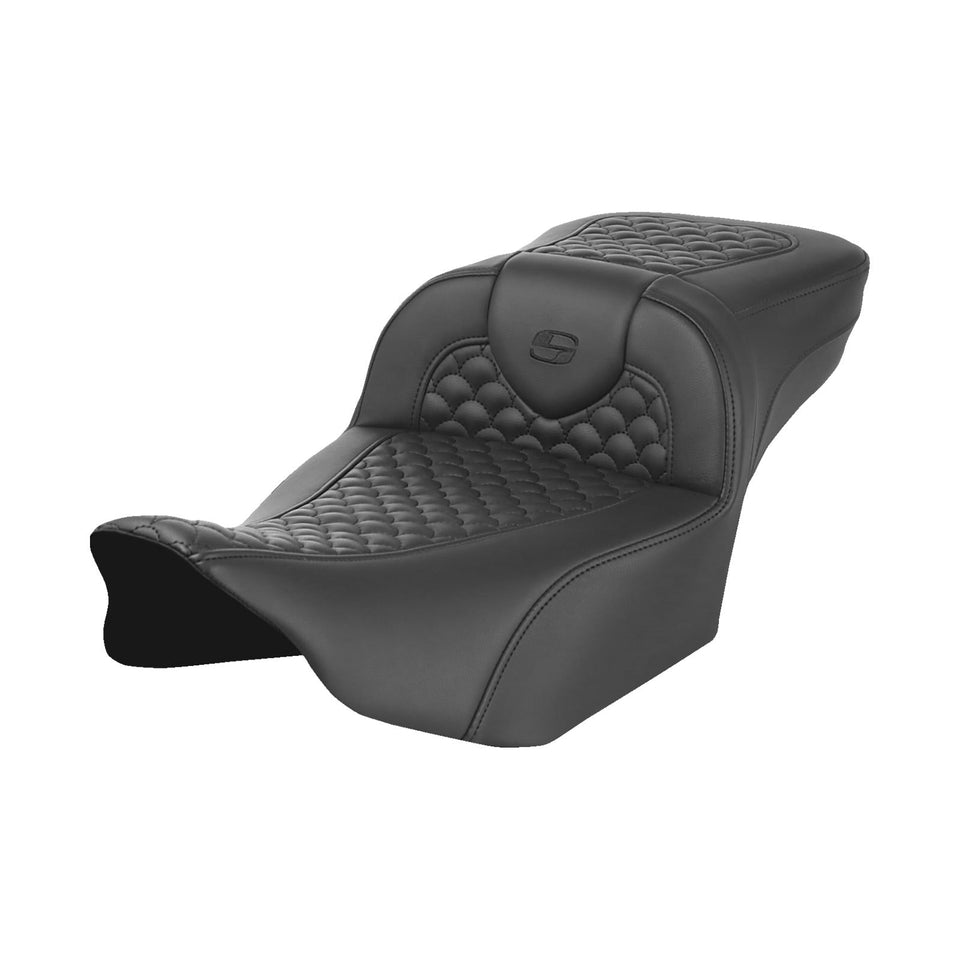 SADDLEMEN - ROADSOFA™ SEAT - DRAGON SCALE STITCH - EXTENDED REACH - FLTR/FLHX '23-'25