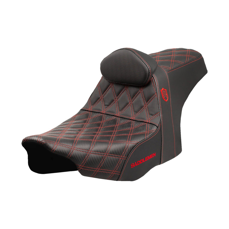 SADDLEMEN - PRO SERIES SDC PERFORMANCE SEAT - TOURING - '23-'25 / WITH BACKREST