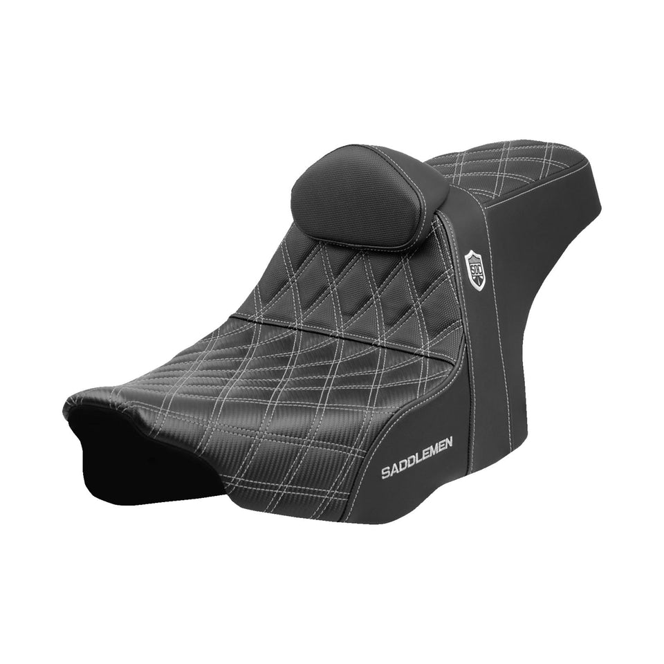 SADDLEMEN - PRO SERIES SDC PERFORMANCE SEAT - TOURING - '23-'25 / WITH BACKREST