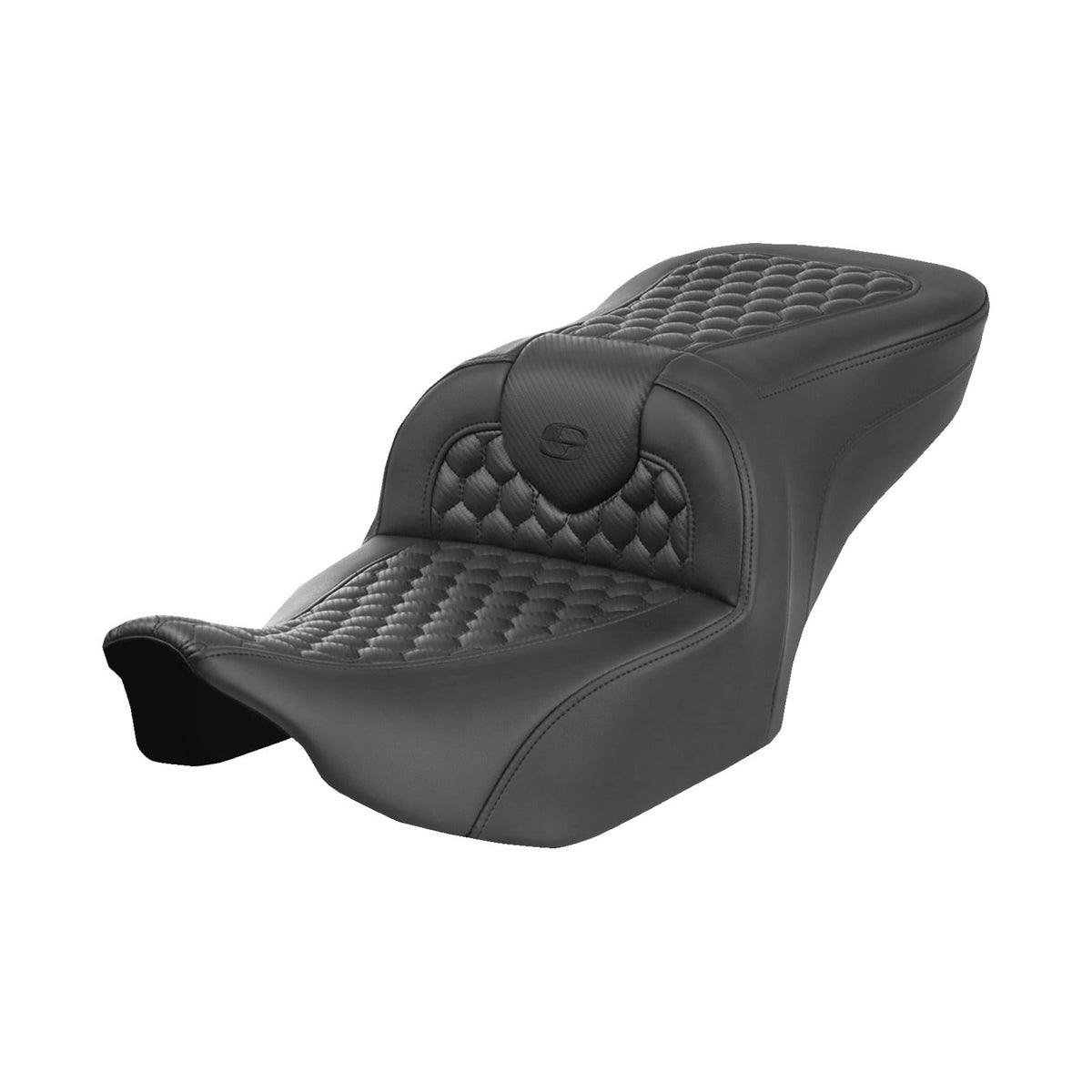 SADDLEMEN - HEATED ROADSOFA™ SEAT - HONEYCOMB STITCH - '23-'24