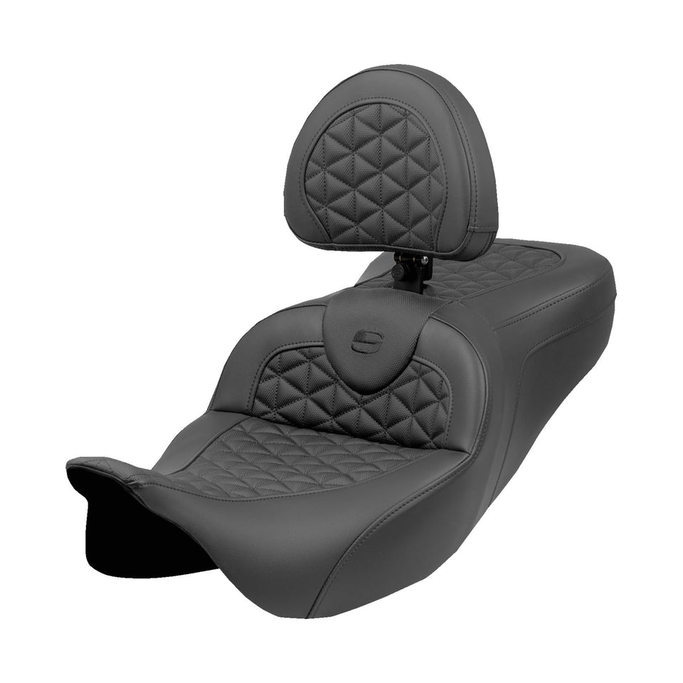 SADDLEMEN - ROADSOFA TRI-GRIPPER SEAT - STANDARD REACH - FLH/FLT '08-'25