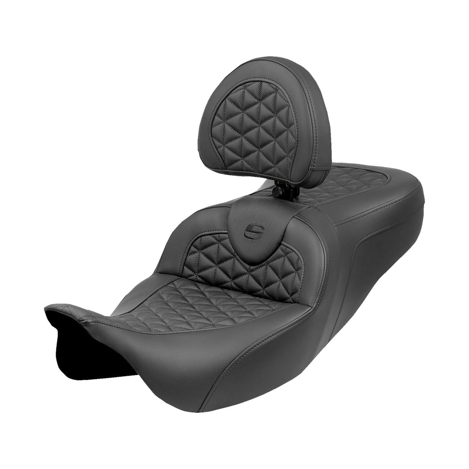 SADDLEMEN - ROADSOFA TRI-GRIPPER SEAT - EXTENDED REACH - FLH/FLT '08-'25