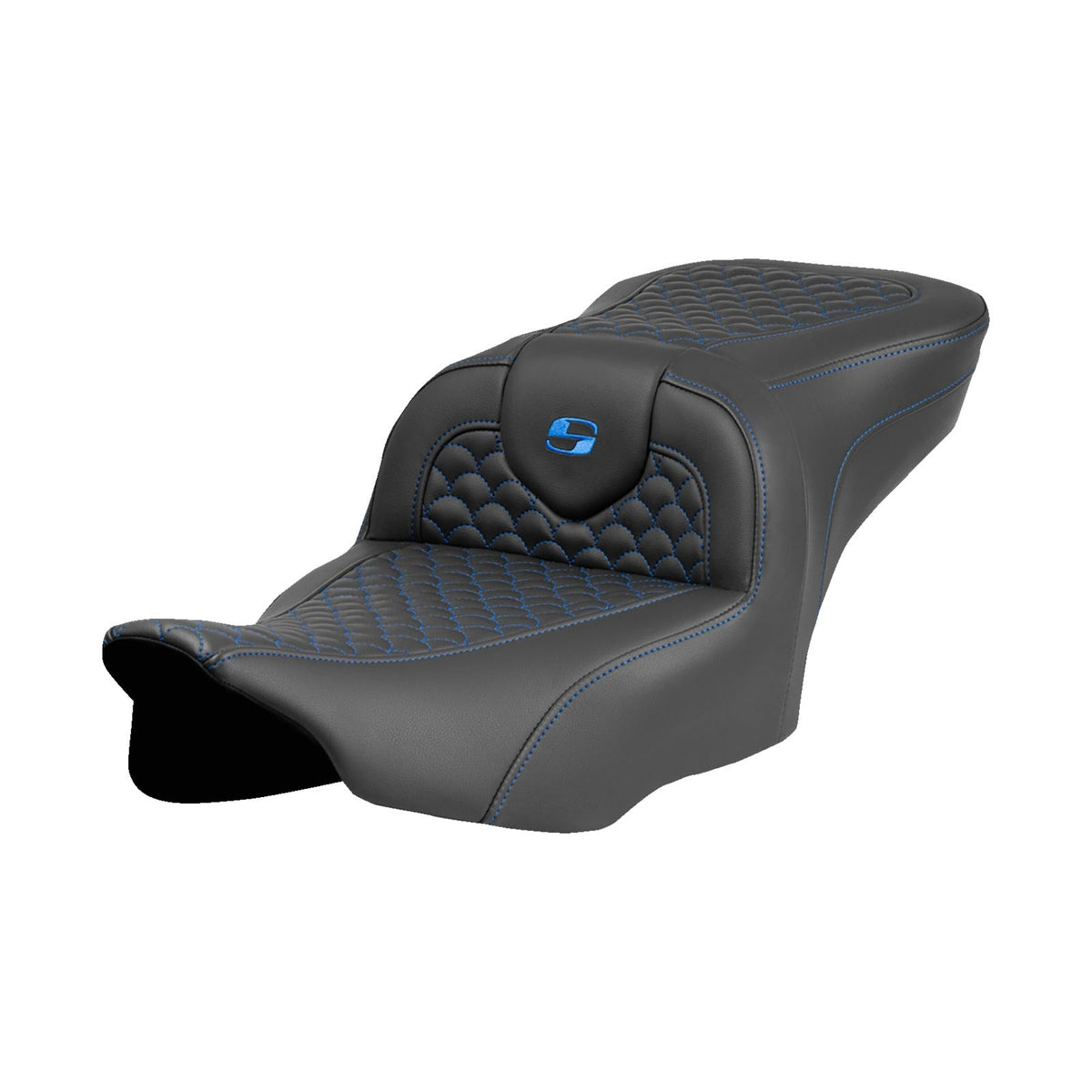 SADDLEMEN - ROADSOFA™ SEAT - DRAGON SCALE STITCH - FLTR/FLHX '23-'24