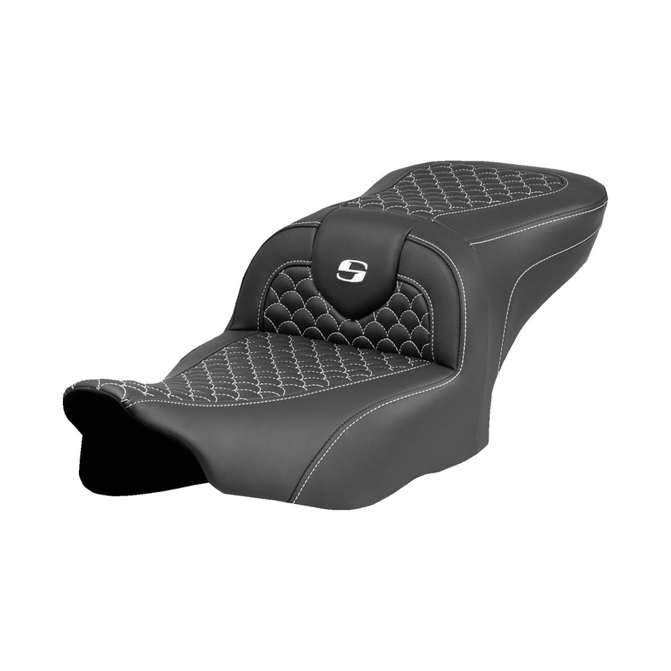 SADDLEMEN - ROADSOFA™ SEAT - DRAGON SCALE STITCH - FLTR/FLHX '23-'24