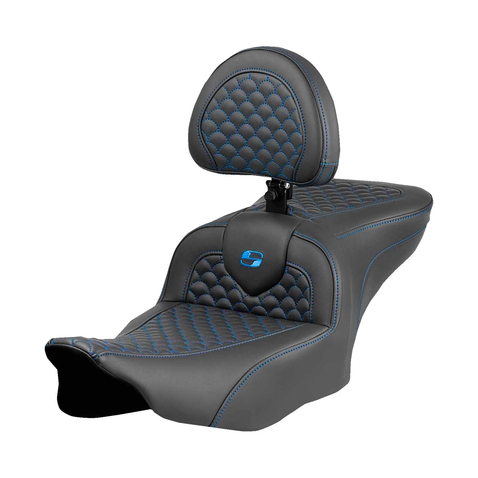 SADDLEMEN - ROADSOFA™ SEAT - DRAGON SCALE STITCH - FLTR/FLHX '23-'24