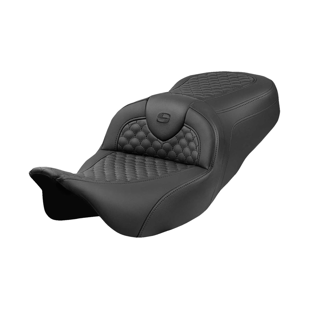 SADDLEMEN - ROADSOFA™ SEAT - DRAGON SCALE STITCH - FLH/FLT '08-'24