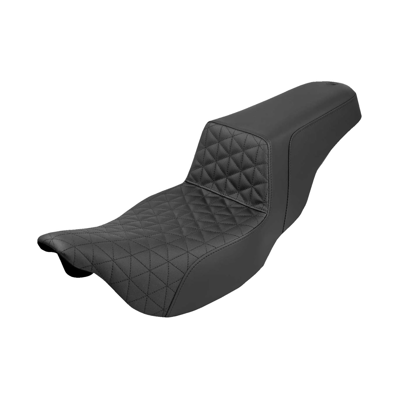 SADDLEMEN - EXTENDED REACH STEP-UP SEAT - TRI-GRIPPER - BLACK - FLH/FLT '08-'24