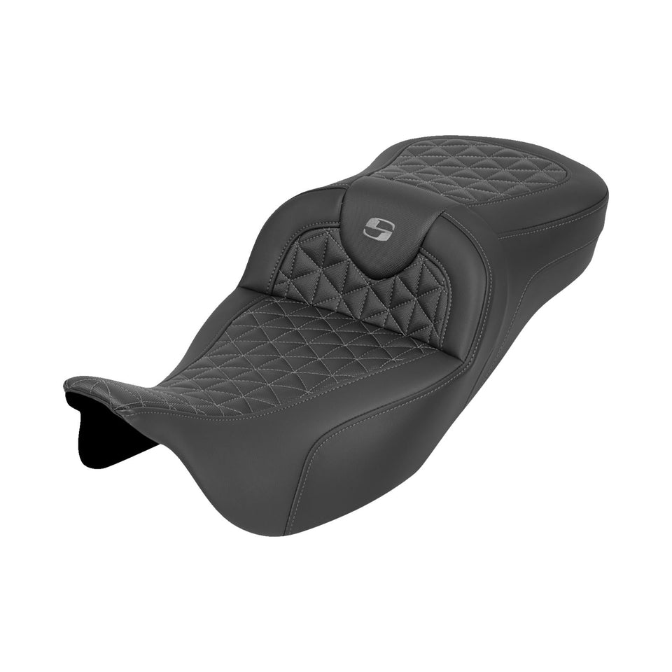 SADDLEMEN - ROADSOFA™ TRI GRIPPER SEAT - EXTENDED REACH - '08-'25 - SET 1