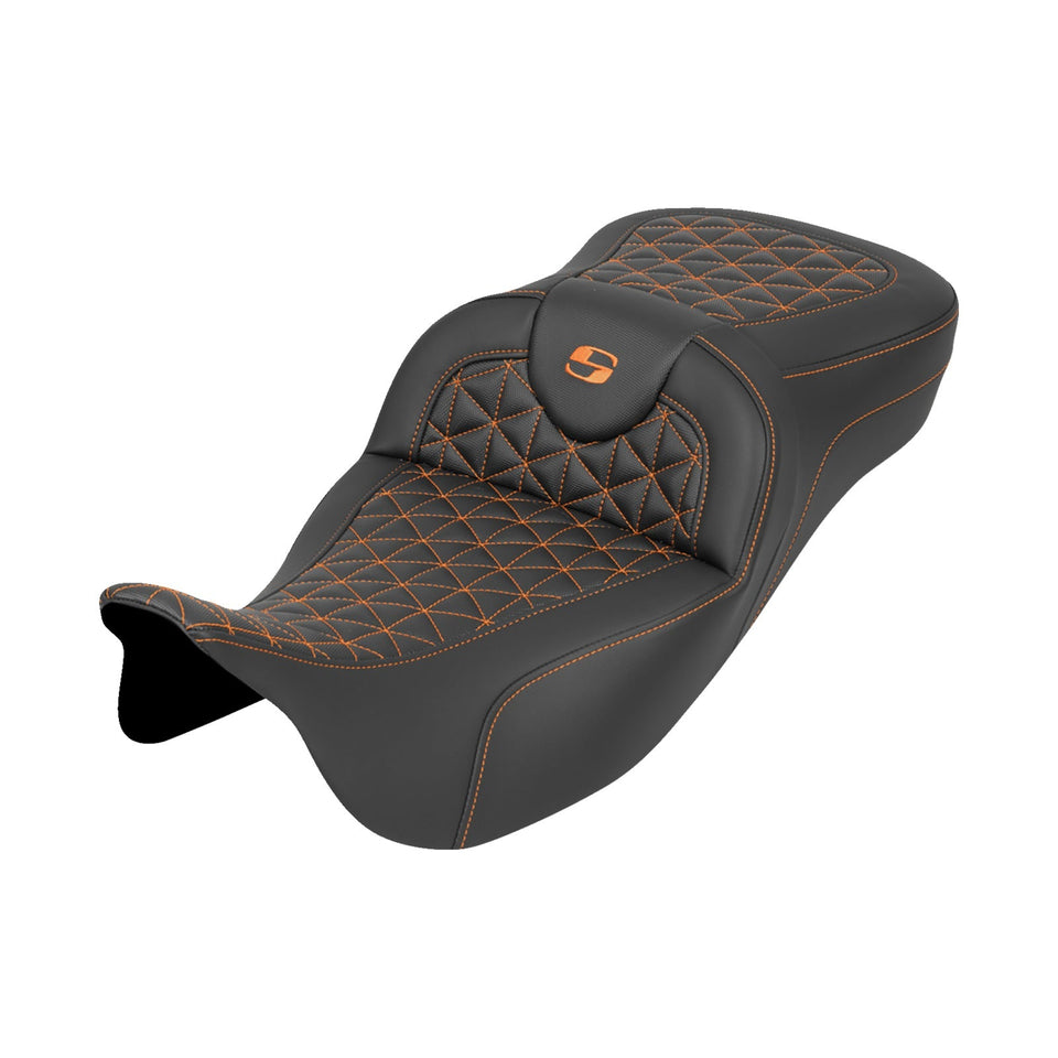 SADDLEMEN - ROADSOFA™ TRI GRIPPER SEAT - EXTENDED REACH - '08-'25 - SET 1