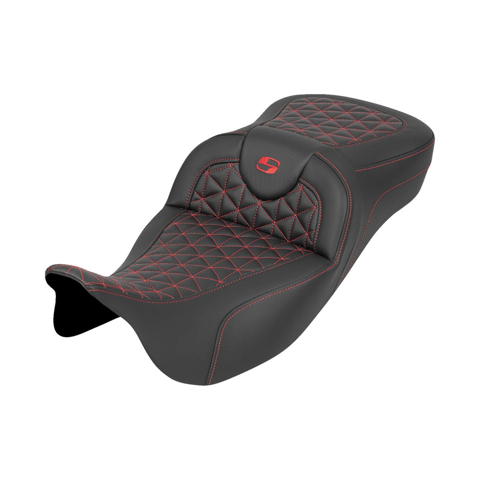 SADDLEMEN - ROADSOFA™ TRI GRIPPER SEAT - EXTENDED REACH - '08-'25 - SET 1
