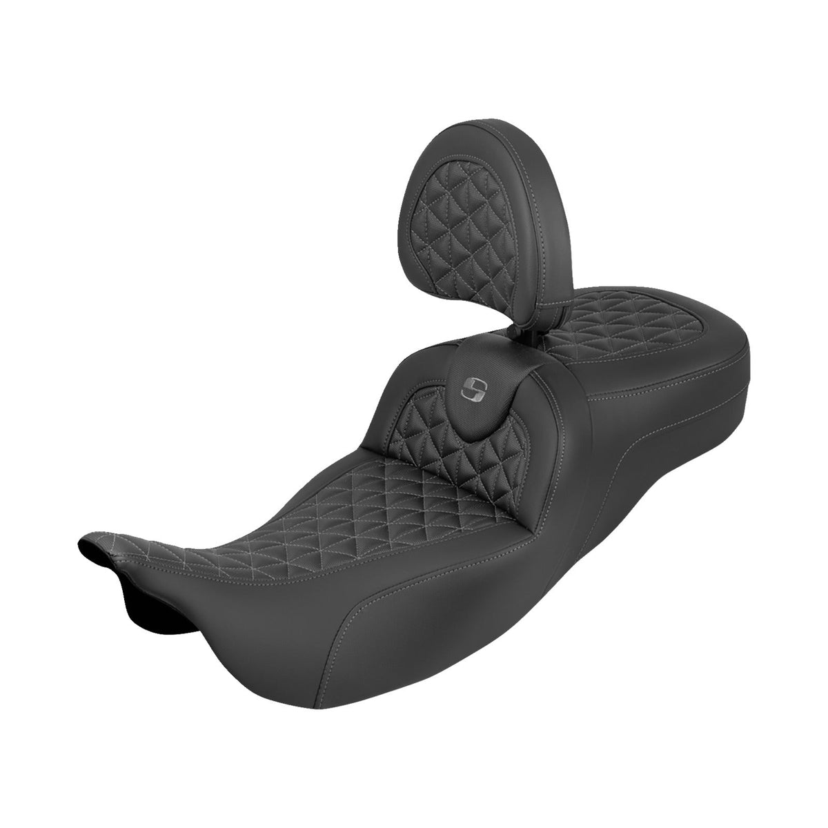 SADDLEMEN - ROADSOFA™ TRI GRIPPER SEAT - EXTENDED REACH - '08-'25 - SET 2