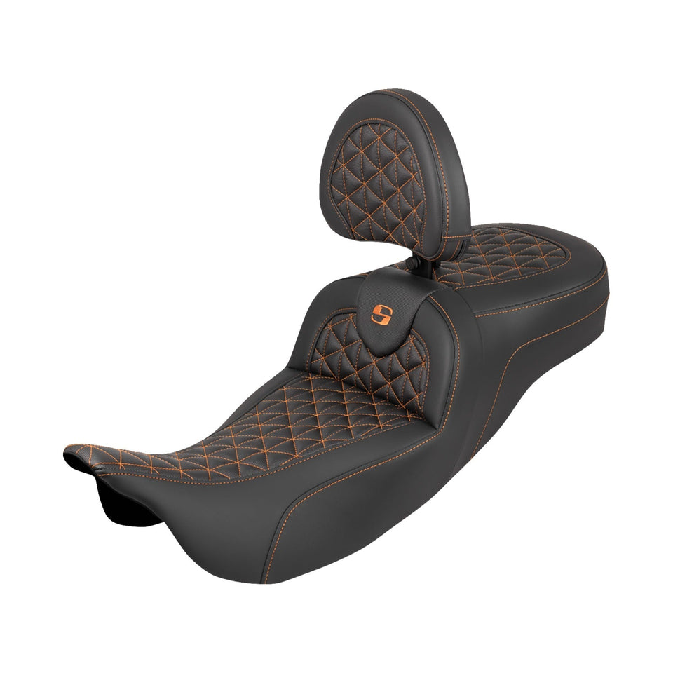 SADDLEMEN - ROADSOFA™ TRI GRIPPER SEAT - EXTENDED REACH - '08-'25 - SET 2