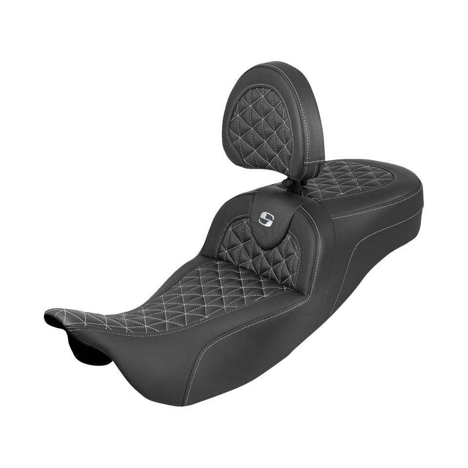 SADDLEMEN - ROADSOFA™ TRI GRIPPER SEAT - EXTENDED REACH - '08-'25 - SET 2