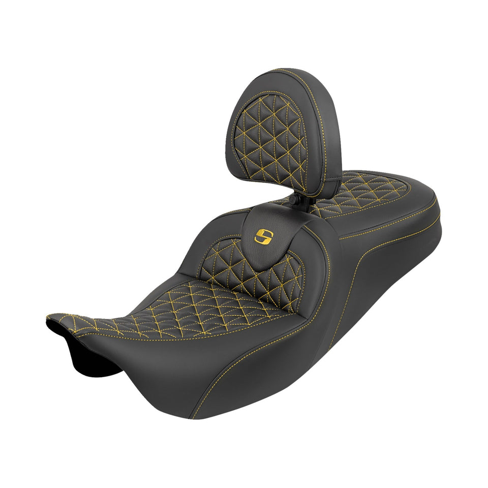 SADDLEMEN - ROADSOFA™ TRI GRIPPER SEAT - STANDARD REACH - '08-'25