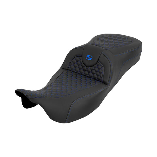 SADDLEMEN - EXTENDED REACH ROADSOFA™ SEAT - DRAGON SCALE - '08-'25