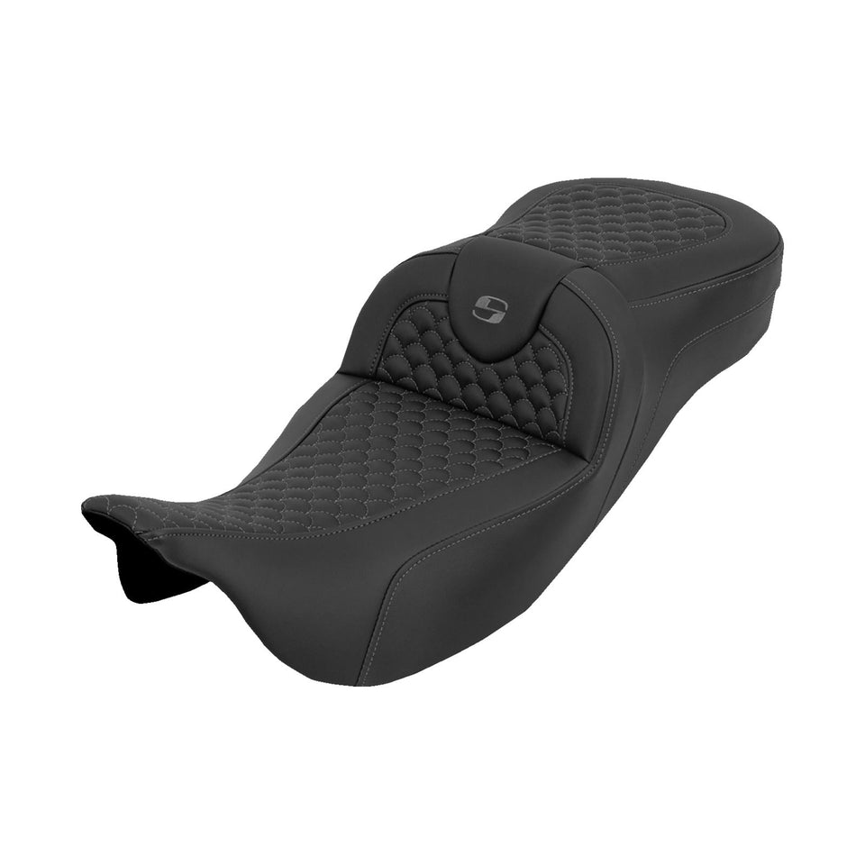 SADDLEMEN - EXTENDED REACH ROADSOFA™ SEAT - DRAGON SCALE - '08-'25