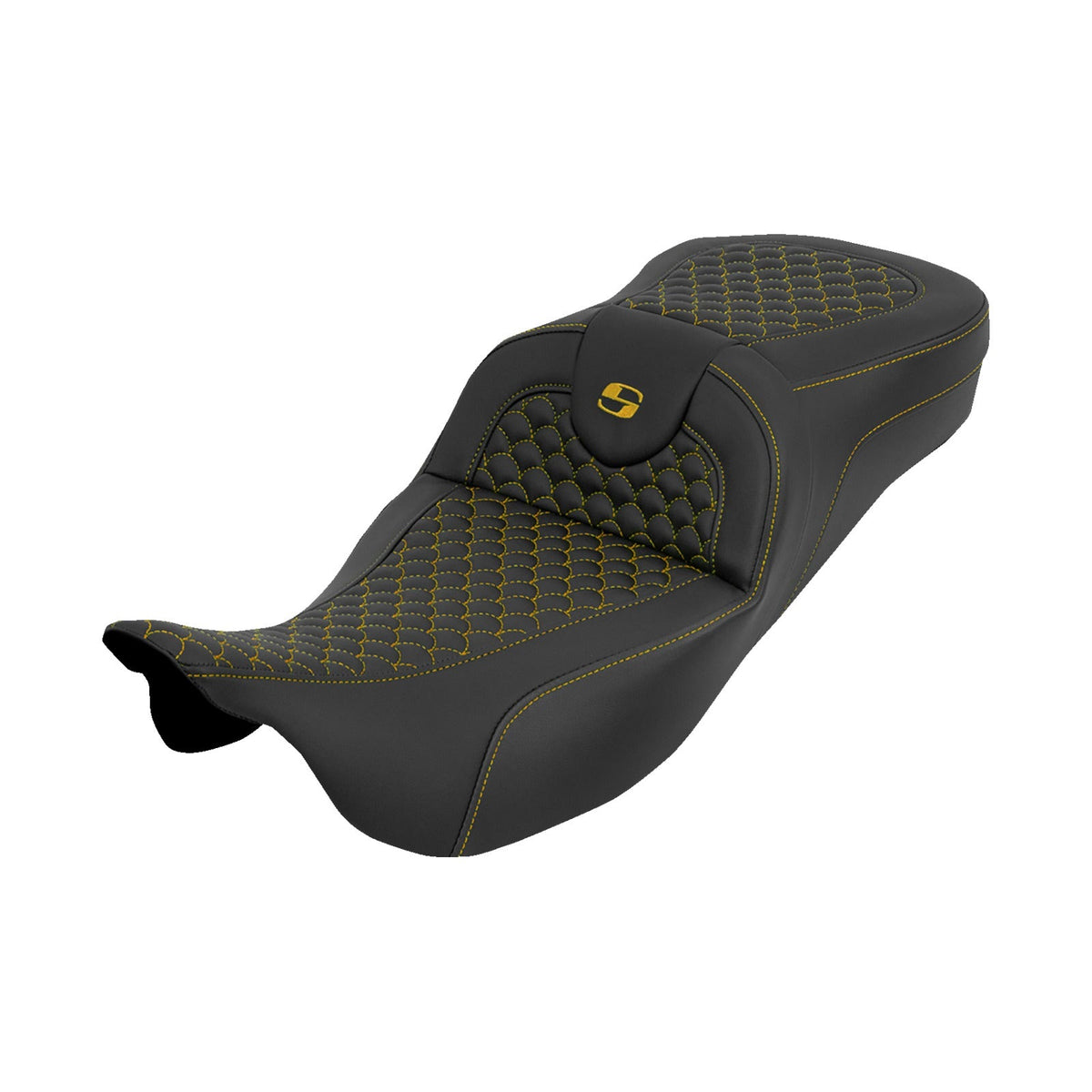 SADDLEMEN - EXTENDED REACH ROADSOFA™ SEAT - DRAGON SCALE - '08-'25