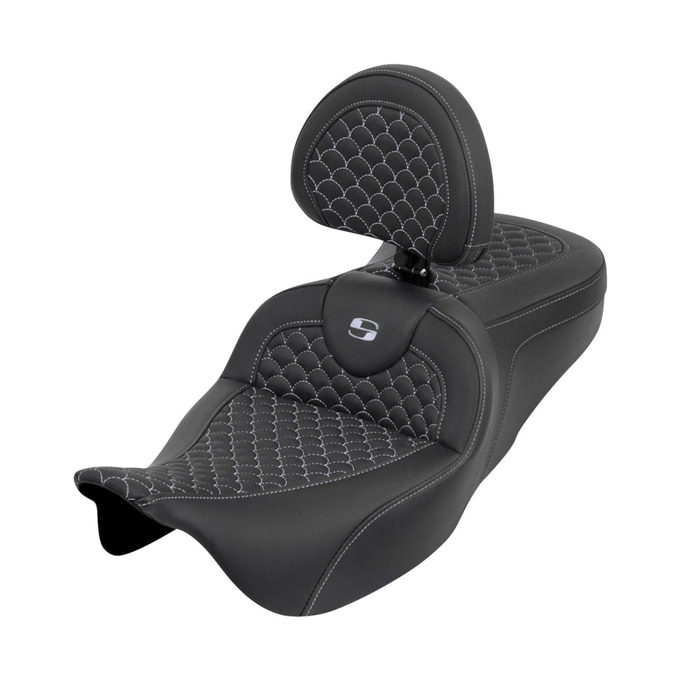 SADDLEMEN - ROADSOFA™ SEAT - DRAGON SCALE - TOURING '08-'25