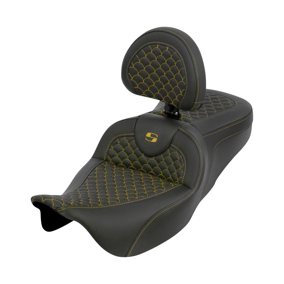 SADDLEMEN - ROADSOFA™ SEAT - DRAGON SCALE - TOURING '08-'25