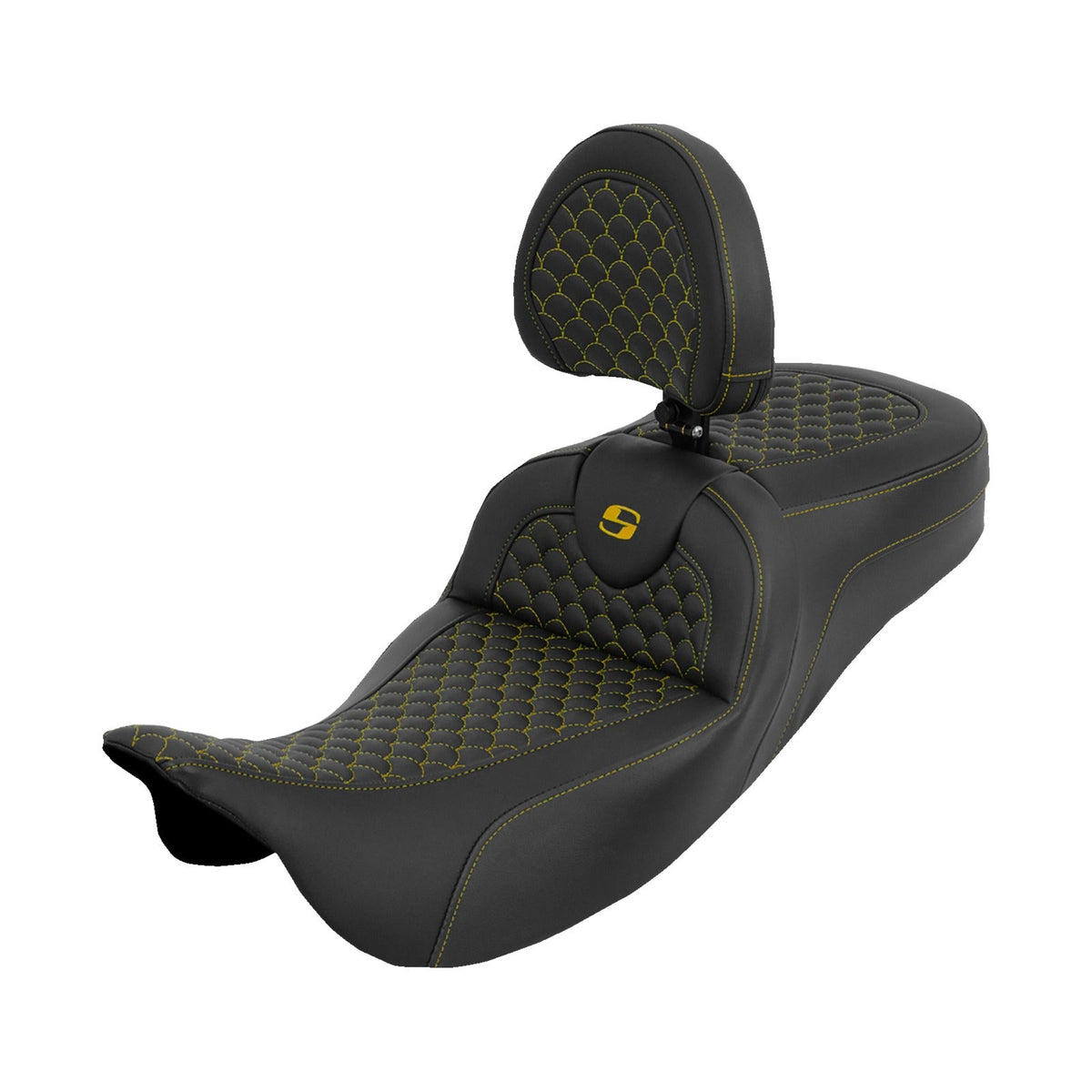 SADDLEMEN - EXTENDED REACH ROADSOFA™ SEAT - DRAGON SCALE - TOURING '08-'25