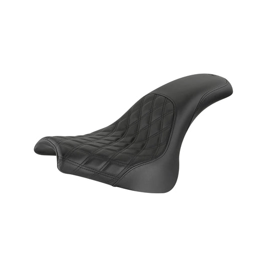 SADDLEMEN - PROFILER SEAT - FRONT LATTICE/REAR SMOOTH - BLACK - FXFB/S '18-'23