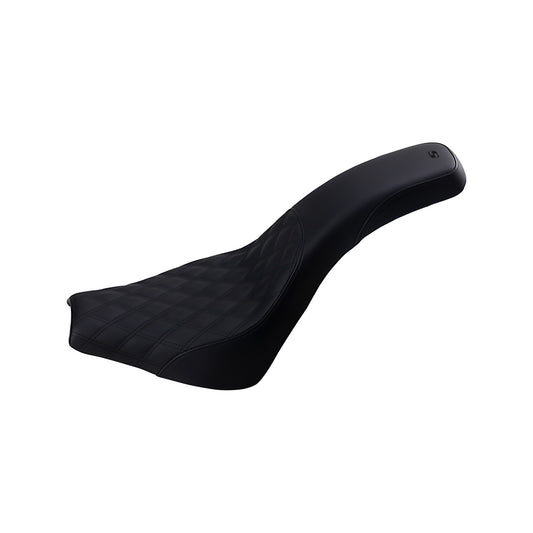 SADDLEMEN - PROFILER SEAT - FRONT LATTICE/REAR SMOOTH - BLACK - FX '18-'24