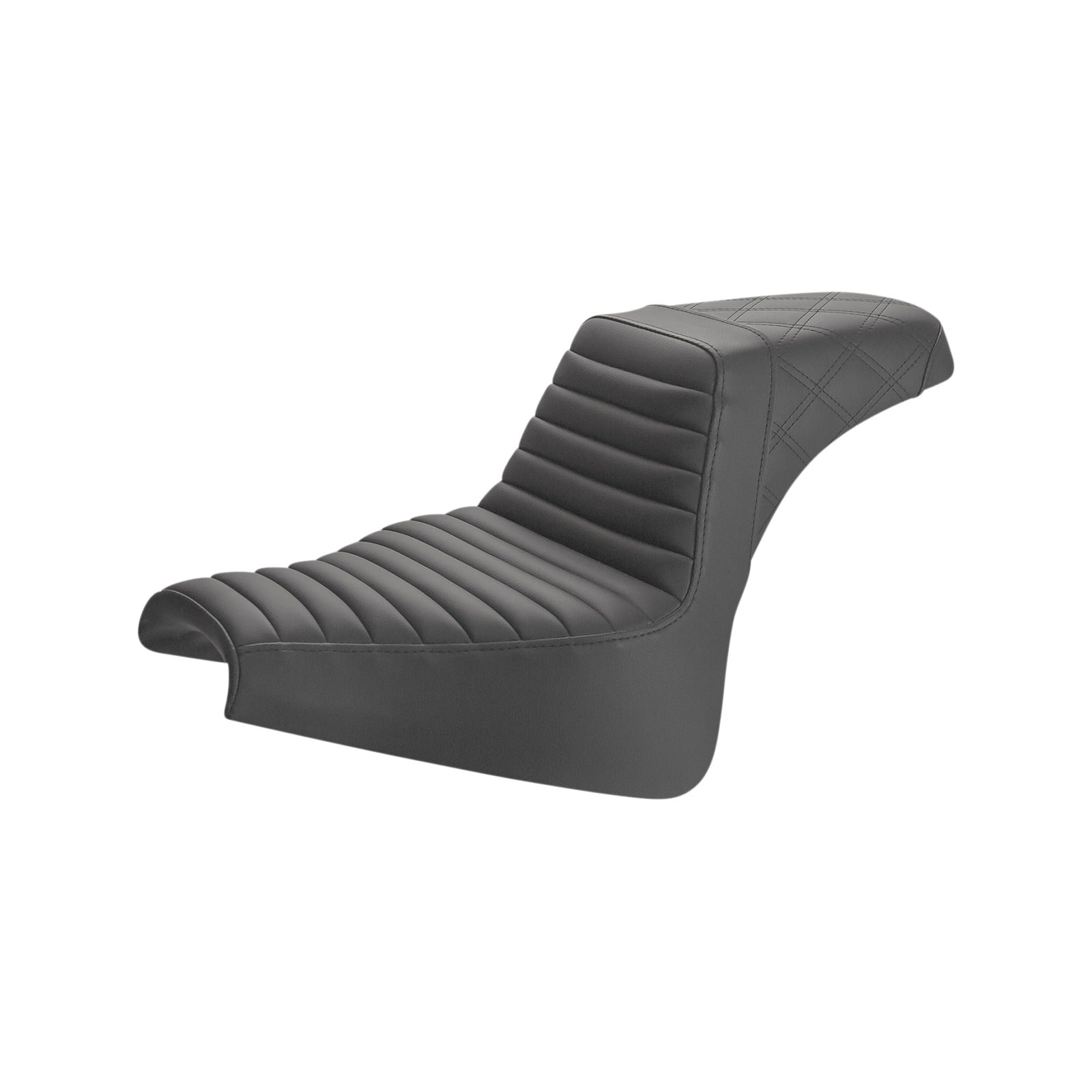 SADDLEMEN - STEP-UP - FRONT TUCK-N-ROLL/REAR LATTICE STITCH SEAT - '18-'23