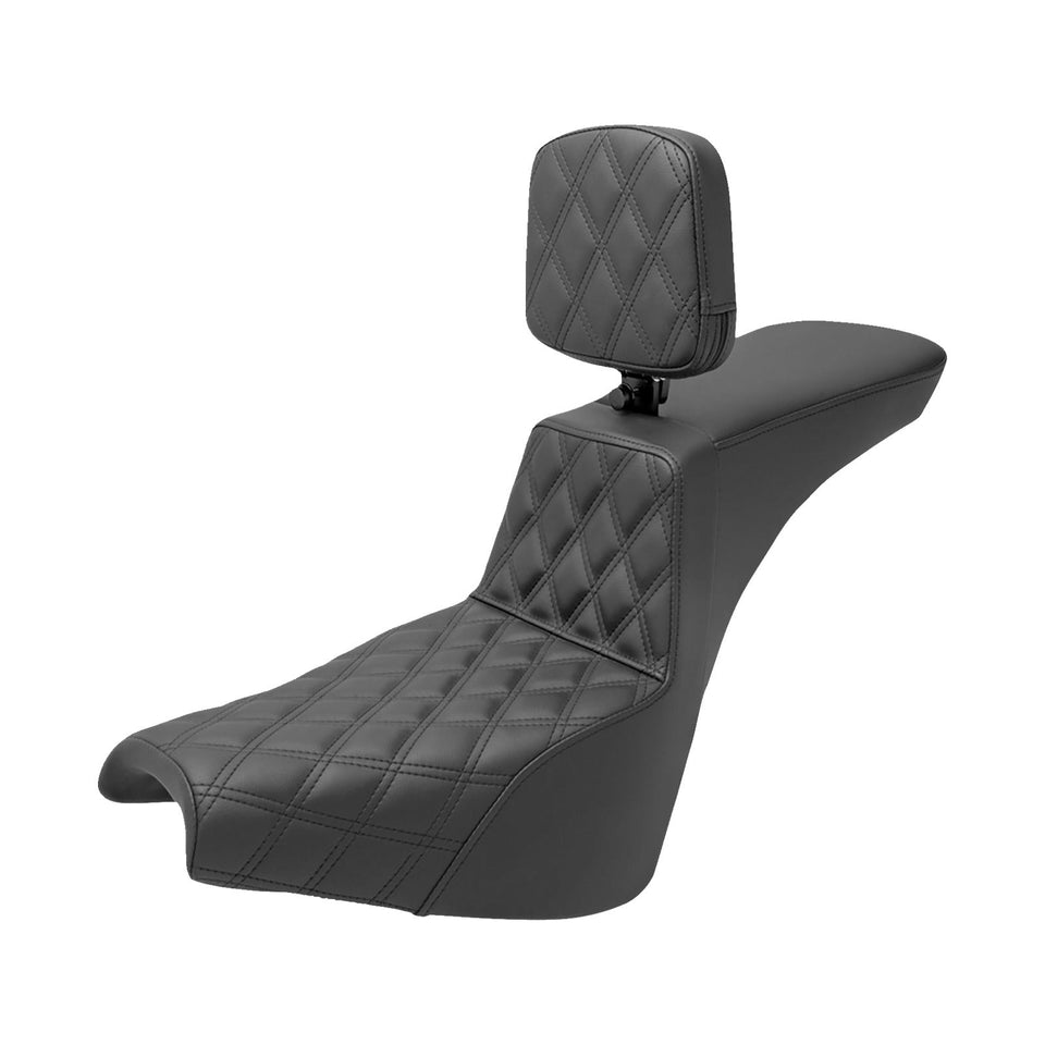 SADDLEMEN - TOUR STEP-UP SEAT - RIDER BACKREST - FXBB/FXST '18-'24 - FAT BOB / STREET BOB