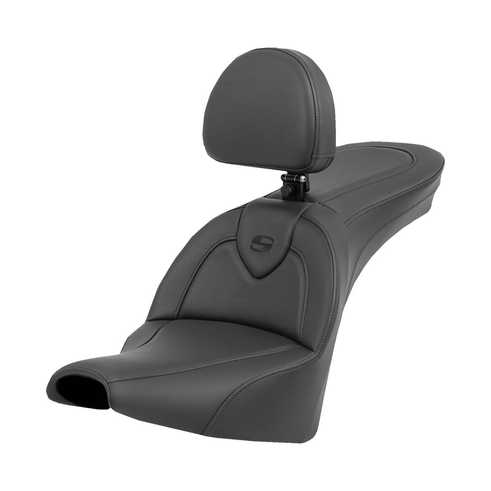 SADDLEMEN - ROADSOFA™ SEAT - WITH BACKREST - FXBB/FXST '18-'24 - FAT BOB / STREET BOB