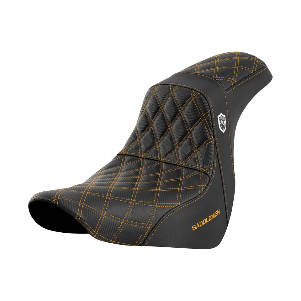 SADDLEMEN - PRO SERIES SDC PERFORMANCE SEAT - SOFTAIL - SPORT GLIDE / LOW RIDER - '18-'20 / LOW RIDER S / SPORT GLIDE / LOW RIDER / NO BACKREST