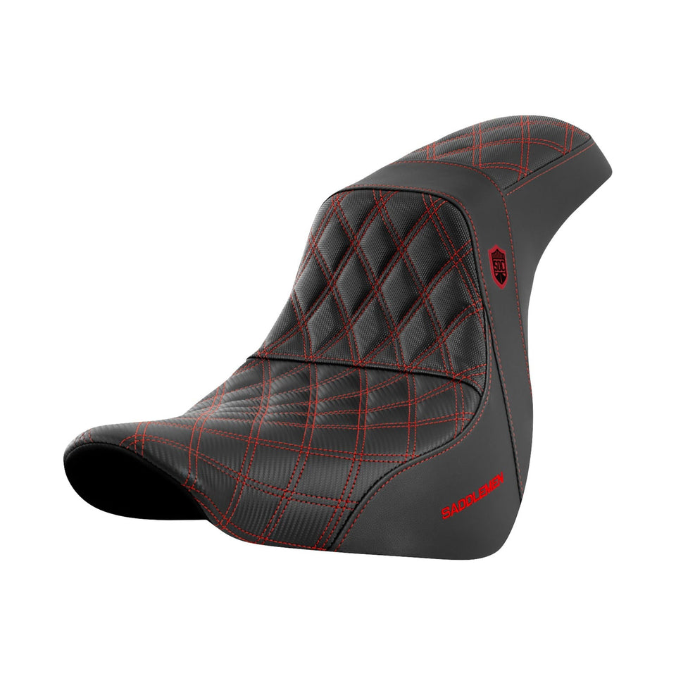 SADDLEMEN - PRO SERIES SDC PERFORMANCE SEAT - SOFTAIL - SPORT GLIDE / LOW RIDER - '18-'20 / LOW RIDER S / SPORT GLIDE / LOW RIDER / NO BACKREST