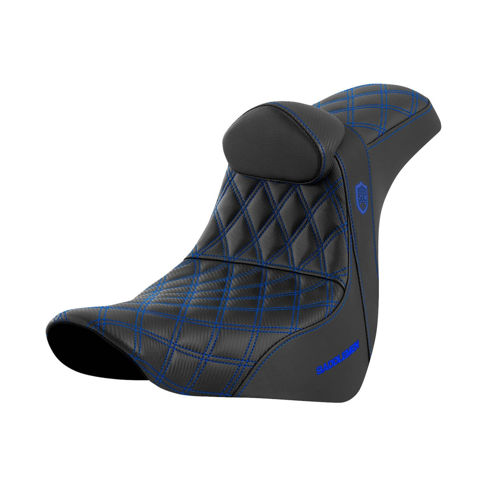 SADDLEMEN - PRO SERIES SDC PERFORMANCE SEAT - SOFTAIL - SPORT GLIDE / LOW RIDER - '18-'23 / LOW RIDER S / SPORT GLIDE / LOW RIDER / WITH BACKREST